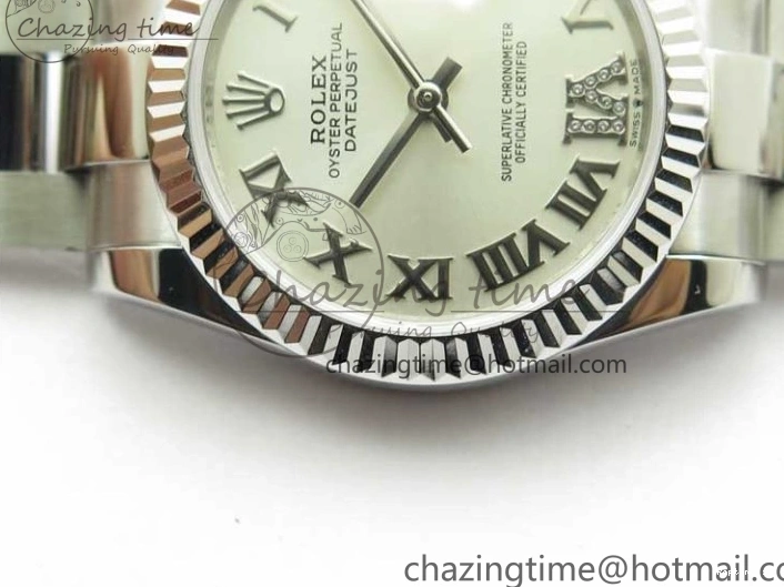 0107 Datejust 31mm 278271 SS BP Maker Best Edition Silver Roman Dial on Oyster Bracelet Trendy 2746